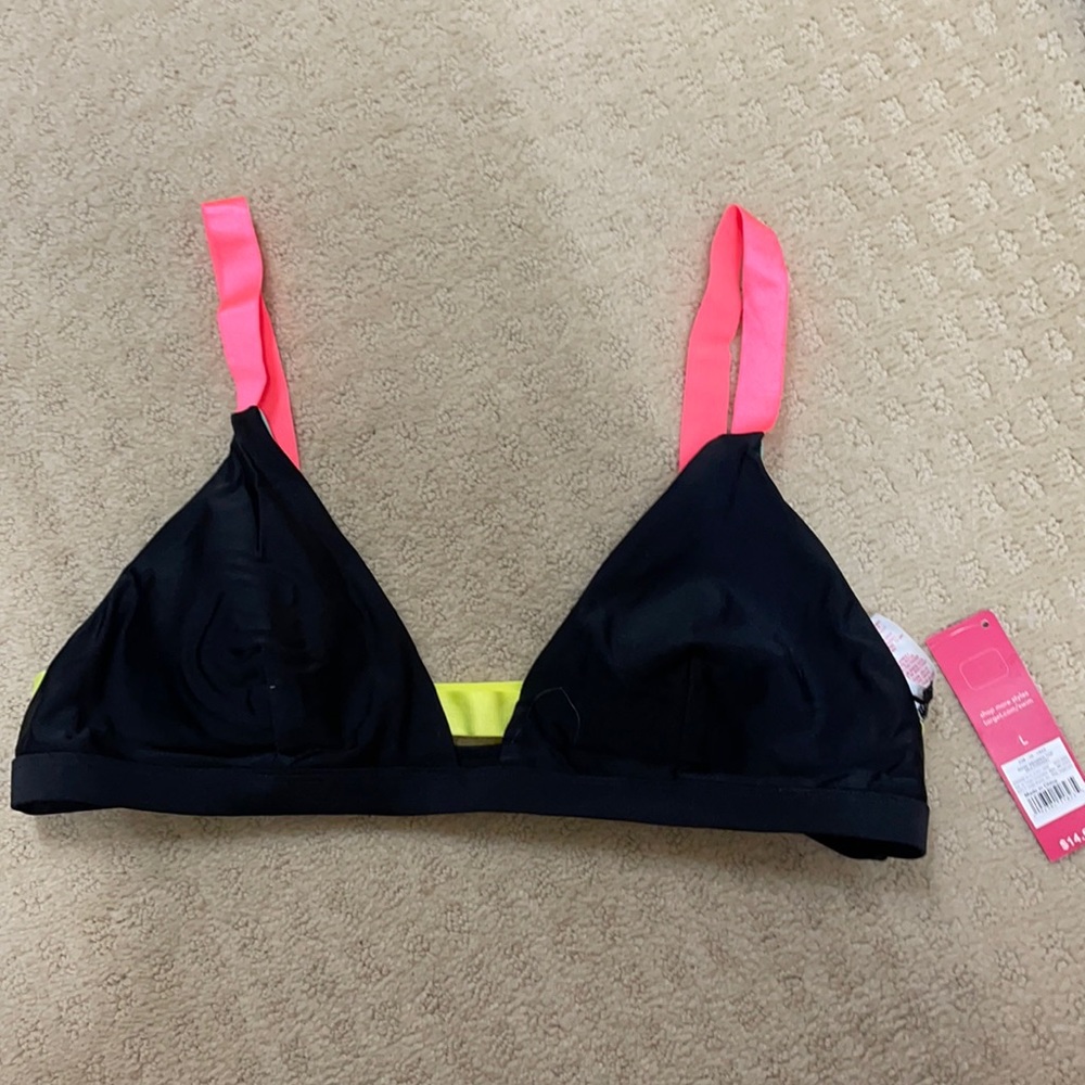 Xhilaration black bikini top